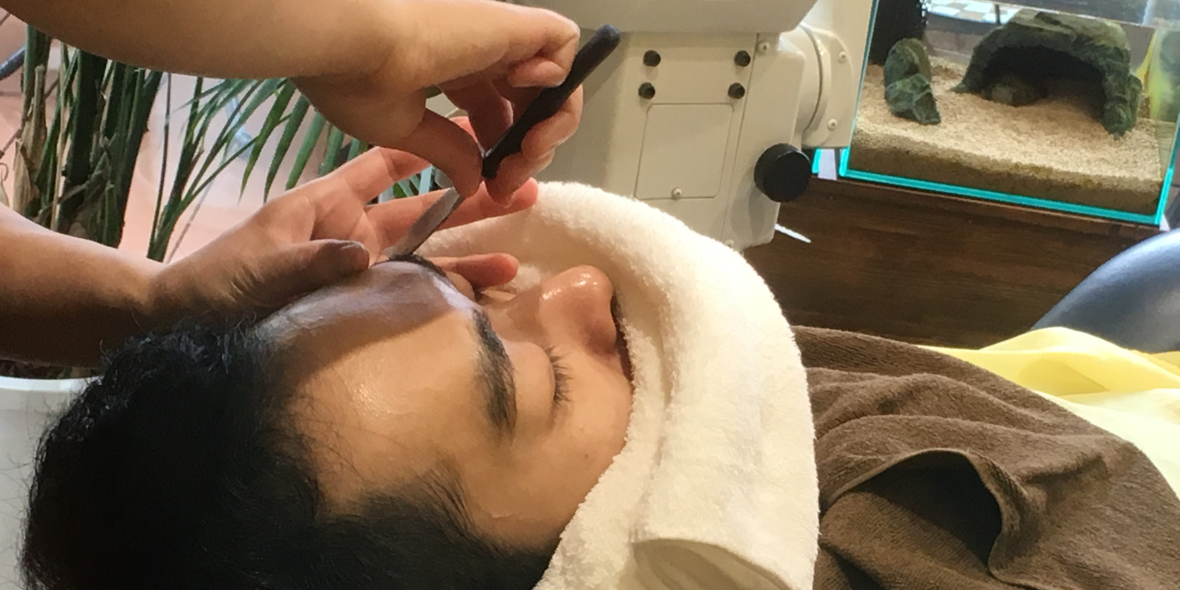 シェービング/蒸しタオル